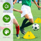 ShinyRelief Jumbo Disc Cones Jumbo Soccer Cones with Mesh Bag Giant Large Agility for Soccer Training Adult Sports