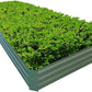 8x4x1ft Metal Raised Garden Bed Kit，Galvanized Garden Bed Box for Vegetables, Flowers, Herbs, and Succulents,240 Gallon Capacity - Green