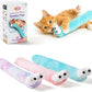 Cat Toys Pillows,3 Pack, Catnip Inside,Soft and Durable Kick Sticks with Crinkle Sound, Interactive Indoor Kitten Play and Exercise Toy 12.5 Inches