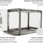 DIGGS Revol Collapsible Dog Crate with Wheels - Premium Portable Dog Crate - Safe, Stylish, and Convenient Indoor Kennel (Smoke, Large)
