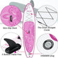FBSPORT 11' Premium Stand Up Paddle Board, Yoga Board with Durable SUP Accessories & Carry Bag | Wide Stance, Surf Control, Non-Slip Deck, Leash, Paddle and Pump for Youth & Adult