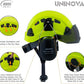 UNINOVA Arborist Helmet Forestry Helmet Chainsaw Helmet with Visor and Earmuffs,OSHA Safety Hard Hat Helmet for Logging Trimming Mowing Climbing Tree Service Garden Work