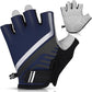 Bike Cycling Gloves - Men & Women, Anti-Slip, Shock-Absorbing Mountain Bike Gloves with Breathable Fabric & Reflective Strips