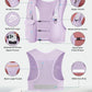 Running Vest for Women Men, USA Original Patent, Adjustable Chest Straps Running Hydration Vest with 500ml Soft Flask, Lightweight Reflective Hydration Backpack for Marathon