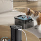 DownyPaws Cat Water Fountain Cordless, 84oz/2.5L Fursink Wireless Pet Water Fountains for Cats Indoor, Battery Operated Cat Drinking Fountain with Motion Sensor, Ultra Quiet Pump, BPA-Free, Black