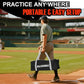 6'×6' Baseball Softball Practice Net,Baseball Backstop,with Batting Tee,Ball Caddy,for Hitting Pitching Batting Catching with Bow Frame,Bonus Strike Zone,Target,Portable and Foldable