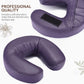 Noverlife Massage Universal Headrest Facial Cushion, Memory Foam Crescent Massage Face Cradle Pillow, Portable Travel Neck Pad Massage Table & Chair Face Pad for Beauty Bed Therapy Spa Relaxation