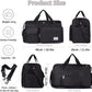FIORETTO Women's Gym Duffle Bag with Shoes Compartment, 37L Capacity, Ideal for Travel, Gym, Sports, Duffel, Weekender