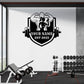 Customized Metal Gym Name Sign, Personalized Sports Room Wall Art,Metal Gym Sign,Unique Fitness Wall Sign, Gym Lovers Unique Gift, Gym Wall Art,Training Center Sign (Style-9)