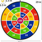 TEMI 29" Large Dart Board for Kids, Boys Toys Dartboards with 20 Balls, Indoor and Outdoor Sport Fun Party Play Game Toys, Birthday Gifts for Boys Girls 3 4 5 6 7 8 9 10 11 12 Years Old