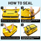 MIER Large Waterproof Duffel Bag Rolltop Dry Backpack Duffle Bags for Kayaking, Rafting, Boating, Swimming, Camping, Travel, Gym, Beach, 60L/80L