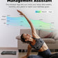 arboleaf Smart Scale for Body Weight and Fat, Bluetooth Digital Bathroom Scale, Body Composition Analyzer with App, 14 Metrics Include BMI, 400lb Capacity(Black)
