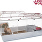 Living World - Deluxe Hybrid Habitat, X-Large - Rabbit, Guinea Pig, Chinchillas, and Small Animal Cage