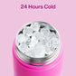 Insulated Water Bottle with Straw Stainless Steel Water Bottle, Leak-Proof, BPA-Free, Double Wall Vacuum Keeps Cold for 24 Hours for Sports, Travel, School (26 oz, Lime Sorbet)