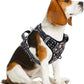 Timos Dog Harness, No-Pull Pet Harness with 2 Leash Clips, Adjustable Soft Padded Dog Vest, Reflective Outdoor Pet Oxford Vest with Easy Control Handle