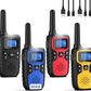 Wishouse Walkie Talkies for Adults Long Range-Rechargeable 4 Pack 2 Way Radios, Hiking Accessories Camping Gear Xmas Birthday Gift for Kids Family with Lamp,SOS Siren,NOAA Weather Alert,Easy to Use