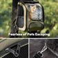 Pecute Cat Backpack Carrier, Large Space Cat Bubble Backpack, Breathable Cat Carrier, Shaded Dog Backpack Carrier, Ergonomic 3D Design for Travel, Hiking, Suitable for Shopping, and Vet, Green