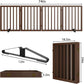 Dog Gate for Stairs,Foldable Dog Gate for Indoor Doorways House,Freestanding Pet Gates for Dogs,Doogie Puppy Fence Gate