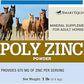 Uckele by SmartEquine Poly Zinc Powder | Zinc Supplement for Horses | Hoof Care Vitamins and Minerals | Supports Bone and Hoof Wellness | Equine Skin Coat Supplement | 1 lb