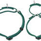 Hyhug Anti - Slip Out Strong Martingale Collar for Large Boy and Girl Dogs Comfy and Safe - Daily Use Walking and Professional Training.(Large,Solid Color Dark Green)
