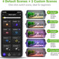hygger 35W Smart Aquarium Light, Bluetooth LED Light with App Control, Full Spectrum Fish Tank Light with 24/7 Lighting Cycle, 5 Modes, Adjustable Timer, for 24"-30" Freshwater Planted Tank