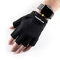 Fitgriff® Workout Gloves (Padded) for Men & Women - Fingerless Gym Gloves for Weight Lifting, Training - Full Palm Protection