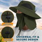 EINSKEY Wide Brim Sun Hat, UPF 50+ UV Protection Waterproof Packable Bucket Hat for Men & Women, Fishing Hiking Beach Garden