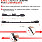 Tricep Rope Cable Attachment Adustable Length (24-54 Inch) ,Ideal Alternative for 27 36 48 Inch Long Tricep Ropes, Greater Range of Motion,Pull Down Rope Extension Straps Cable Crossover Accessories