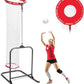 Volleyball Setter Trainer Net Setting Training Equipment Target Practice Indoor or Outdoor, Adjustable Height (4.6 ft-9.8 ft) and Angle for Serving Spiking Drills System