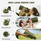 COKTIK 128 oz Insulated Water Bottle, Triple Wall Stainless Steel Flask, Keeps Drinks Cold for 48 Hrs Leak-Proof & BPA-Free Half Gallon Jug with Paracord Handle, Straw & Spout Lids(Army Green)