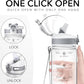 Hyeta 32oz Water Bottles with Straw - Stay Motivated and Hydrated with Convenient Times to Drink Markings, Durable, Leak-proof