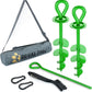 ROYAL-PAW Dog Tie Out Stake - for Large Dogs up to 210 lbs - Heavy Duty Dog Stake for Yard, Beach & Camping Outside - Best in Ground Anchor for a Dog Cable, Leash, Lead Tether (Green)