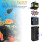 DOMICA Internal Aquarium Filter with Aeration System 100GPH 5W Power Filter for 5 to 15 Gallons Fish Tank, Submersible Fish Tank Filter
