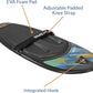 Xspec Kneeboard with Hook Strap for Knee Surfing Boating Waterboarding Kneeling with Padded Foam Surface for Kids, Teens & Adults