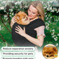 Dog Sling Swaddle Carrier for Small Dog, Cat Front Carriers for Small Pet up to 20lbs, Puppy Pouch with Adjustable Straps, Hands Free Pet Sling, Anti Anxiety Puppy Sling (Black)