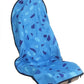 Car Seat Cover Protector Front Seats,for Gym Workout,Running,Swimming,Beach and Hiking,Waterproof Sweat Towel Bucket Seat Covers for Cars SUV Trucks (Blue Marbling, 1Pcs)