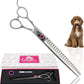 Kenchii Love Left Handed Dog Grooming Scissors, 22 Tooth Blender Shears, Dog Scissors for Grooming, Professional Pet Grooming Scissors, Ergonomic & Comfortable