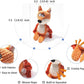 Nana Petit Fox Squeaky Dog Toys for Small & Medium Dogs – Plush Chew Toy, Interactive Puppy Teething Toys for Aggressive Chewers, Cute Stuffed Animal for Play, Training & Indoor Fun