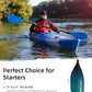 Abahub Adjustable Kayak Paddle 210-230 cm/ 230-250 cm Floating Kayaking Oars Boating Oars Canoeing Oars Black