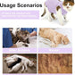 Cat Recovery Suit, Surgical Recovery Clothes for Abdominal Wound or Skin Disease, Cats Onesie After Surgery and Spay, E-Collar Alternative Pajama Suit (Purple, Large)