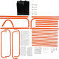 VEVOR Portable Lacrosse Goal - Complete Training Accessory Set with Extended Coverage for Youth and Adults