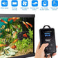 hygger Quiet Magnetic Aquarium Wave Maker, 1600GPH DC 12V Powerhead with Digital Led Display Controller, Submersible Water Inverter Circulation Pump for Fish Tank 3-25 Gallon