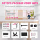 Pilates Bar Kit with Resistance Bands,Pilates Bar with Stackable Bands Workout Equipment for Legs,Hip,Waist and Arm,Exercise Fitness Equipment for Women & Men Home Gym Yoga Pilates