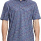 Men's Golf Polo Shirts Short Sleeve Striped Performance Moisture Wicking Dry Fit Golf Shirts for Men