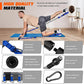 Pilates Bar Kit with Resistance Bands, Heavy Duty Pilates Equipment for Men, Strength Training Bar for Legs, Hip, Back, Arm, Abs, Chest, Shoulders, Portable Home Gym Full Body Workout Equipment