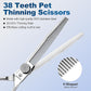 GLADOG 6.5" 9CR Thinning Shears for Dogs - Professional Dog Thinning Scissors with Luxurious Diamond Pivot Nut, Ideal Dog Grooming Scissors for Reducing Bulk, Dog Shears，Dogs Scissor for Grooming