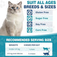 Chewable Flea Treatment for Cats Flea and Tick Prevention for Cats Chewables Fleas Chewables for Cat of All Breeds and Ages 300 Chewable Tablets