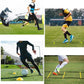 GHB Agility Ladder,Football Training Equipment Set,4 Agility Hurdles, 20 feet12 Rungs Speed Ladder,12 Disc Cones,Resistance Parachute, Jump Rope, 5 Resistance Bands