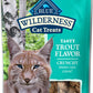 Blue Buffalo Wilderness High Protein Crunchy Cat Treats, Made With Natural Ingredients, Tasty Trout, 2-oz Bag (Pack of 12)