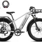 VELOWAVE Electric Bike for Adults Peak 1200W BAFANG Motor 28MPH Mountain Ebike 48V 15Ah Removable LG Cells Battery 26'' Fat Tire E Bike Shimano 7-Speed